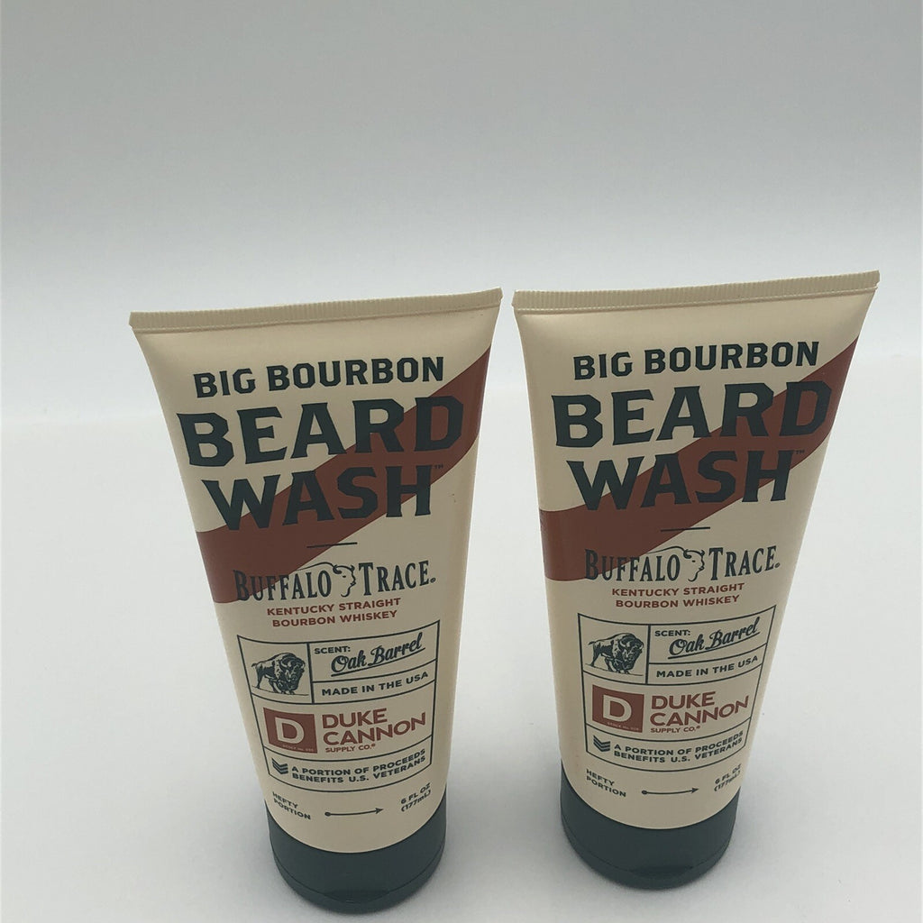 Duke Cannon Big Bourbon Beard Wash Buffalo Trace 6 Oz Lot of 2 - Men’s Grooming