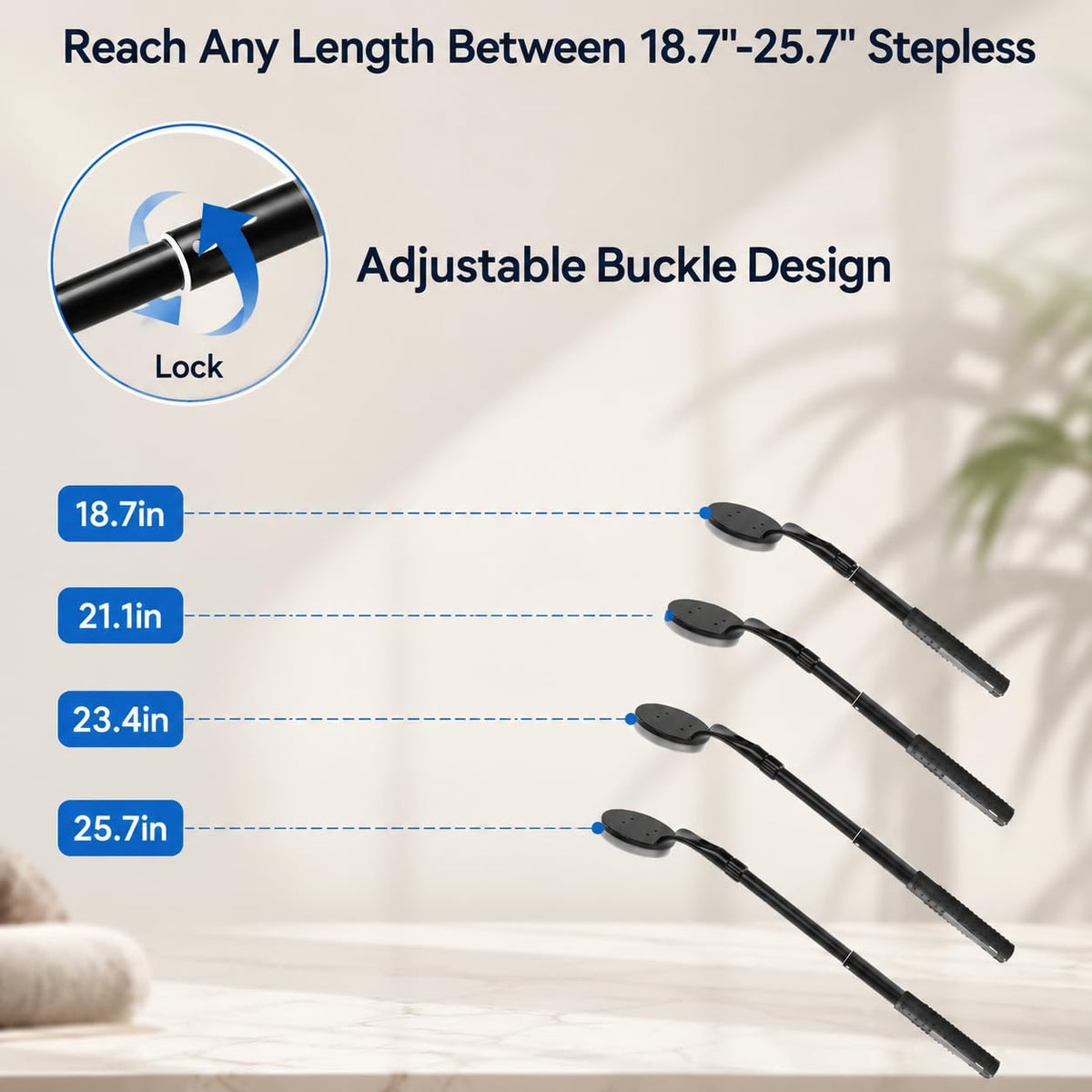 Telescopic Back Lotion Applicator for Self-Tanner & Body Cream - 25.7 Inch