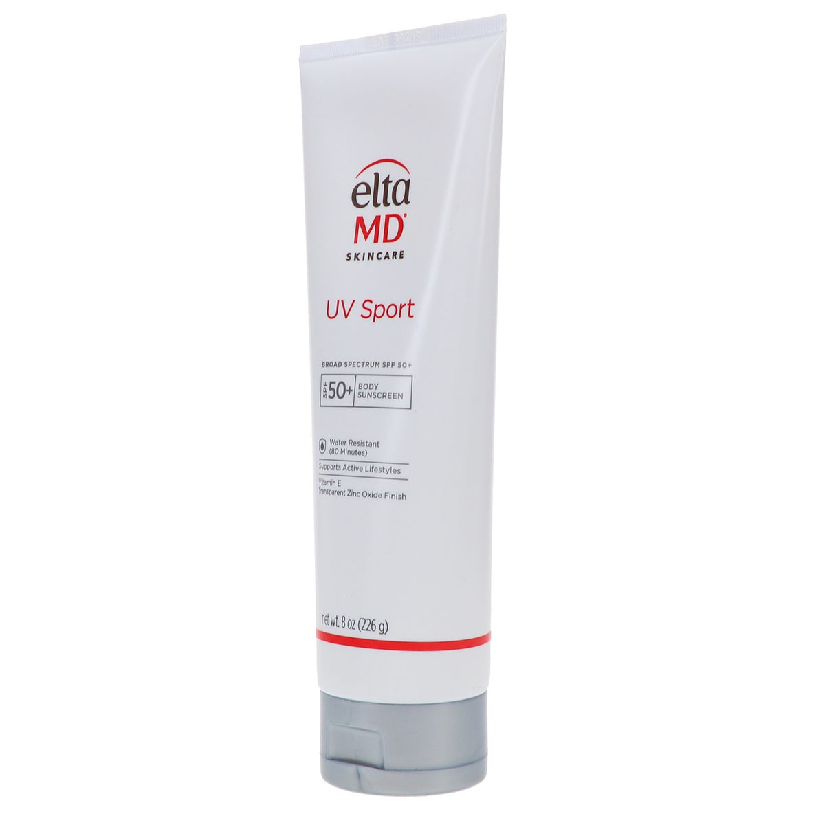 EltaMD UV Sport Broad Spectrum SPF 50+ Body Sunscreen 8 oz - Water-Resistant, Organic Formula
