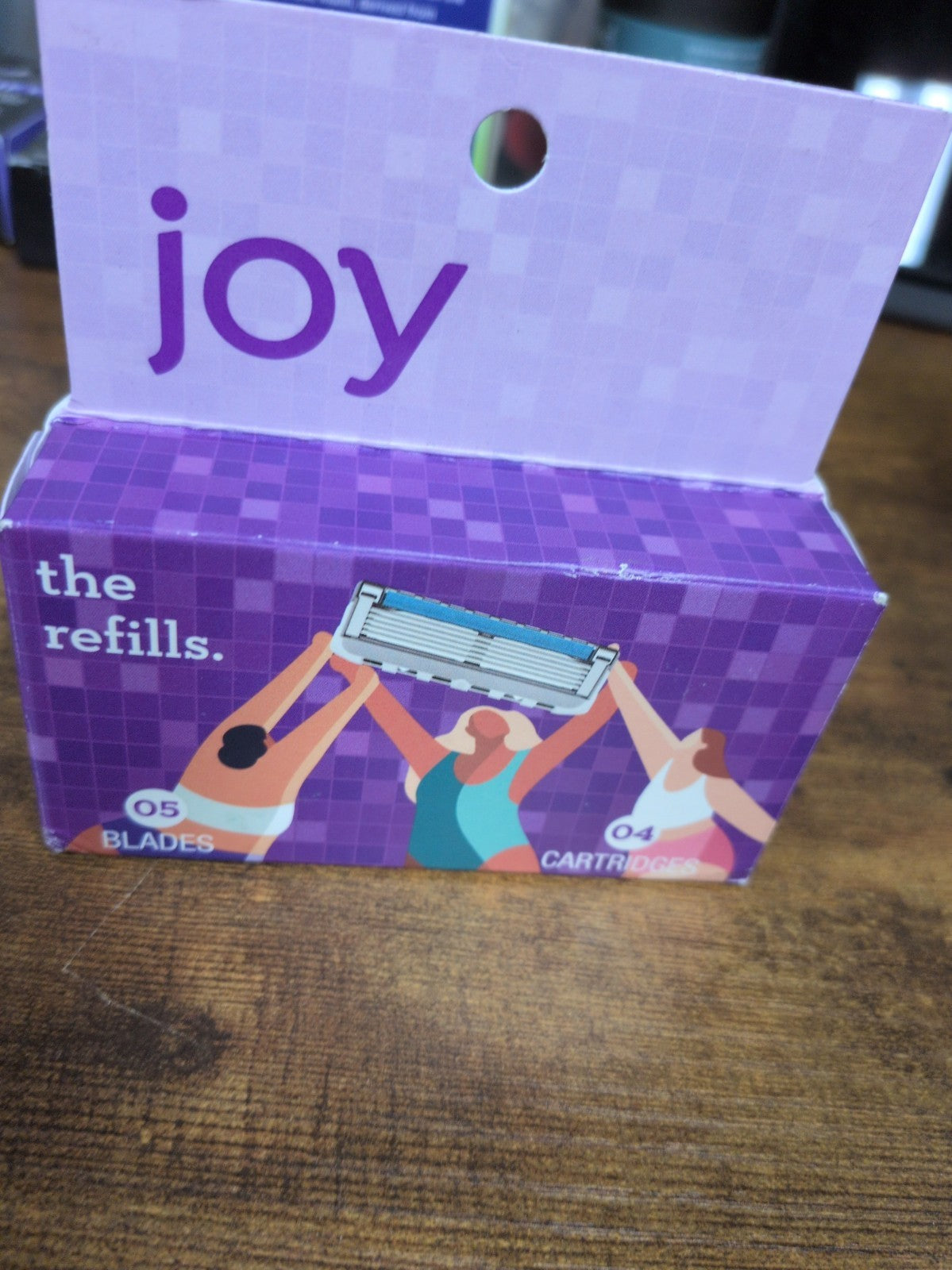 Gillette Joy Razor Cartridge Refills - 4 Blades, Pack of 24, Sealed