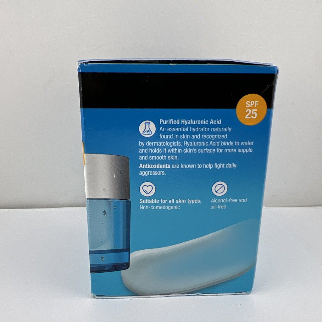 Neutrogena Hydro Boost Water Gel SPF25 1.7 oz Hyaluronic Acid Moisturizer