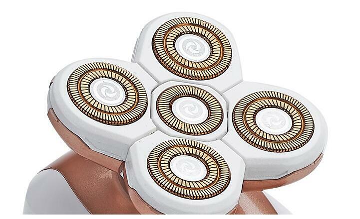 Cordless Waterproof 4D Painless Hair Remover & Epilator with USB Rechargeable Trimmer