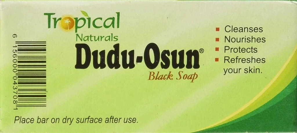 6 Pack African Black Soap Bar Natural Skincare for Face & Body