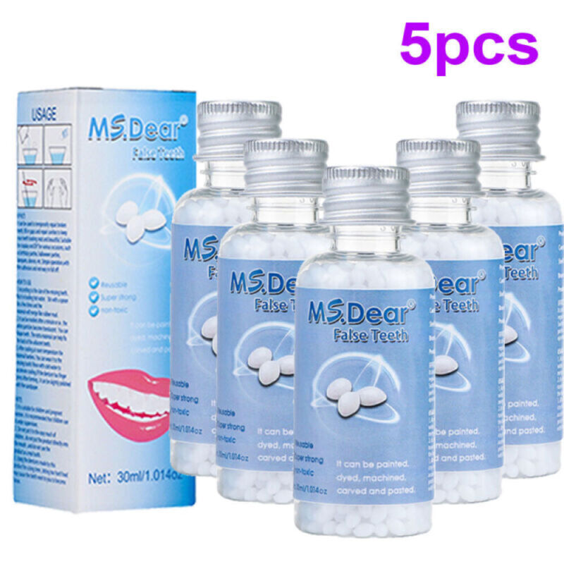 Teeth Repair Kit - Temporary Missing & Broken Tooth Replacement Set - Multiple Quantities