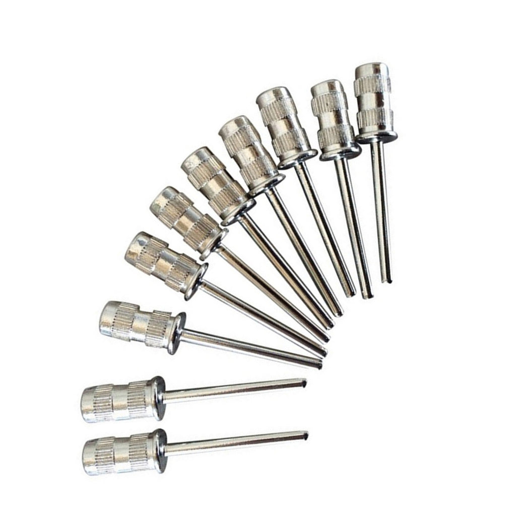 Nail Drill Mandrel Bits Set for Manicure Pedicure Sanding Grinding - 10pcs