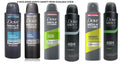 6 Pack Men’s Body Spray Deodorant Assorted Scents - 150ml Each
