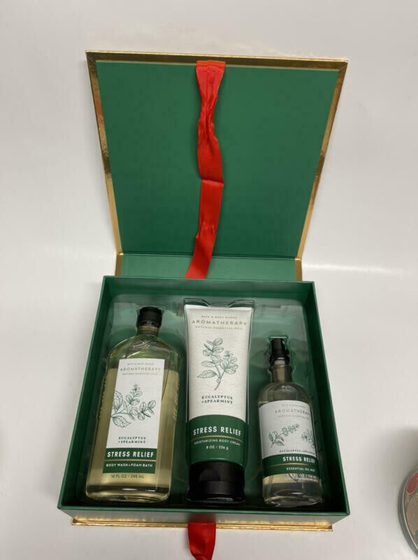 Bath & Body Works Aromatherapy Stress Relief Gift Set - Eucalyptus & Spearmint
