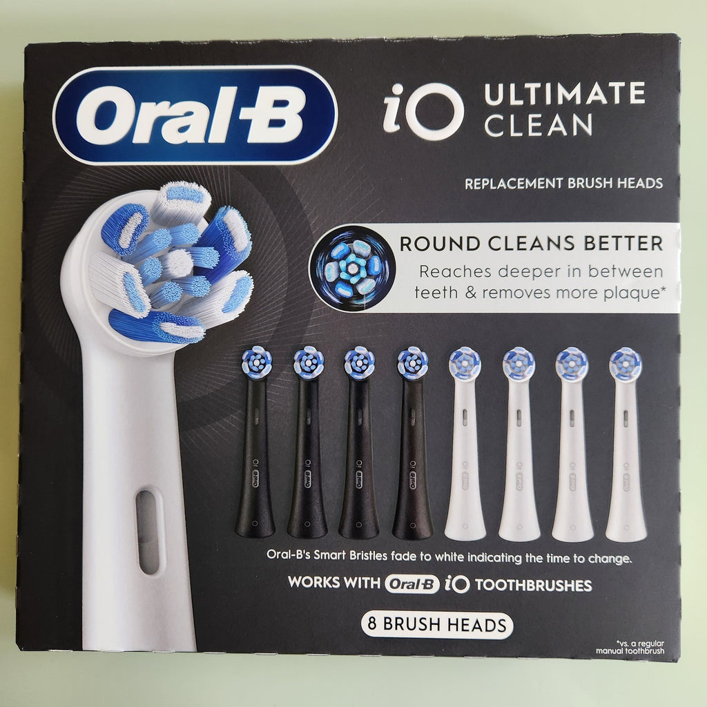 Oral B Replacement Brush Heads 8 Pack - Ultimate Clean, Authentic Germany