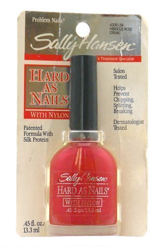Nail Hardener with Pro-Vitamin B5 & Green Tea - Hibiscus Rose Creme