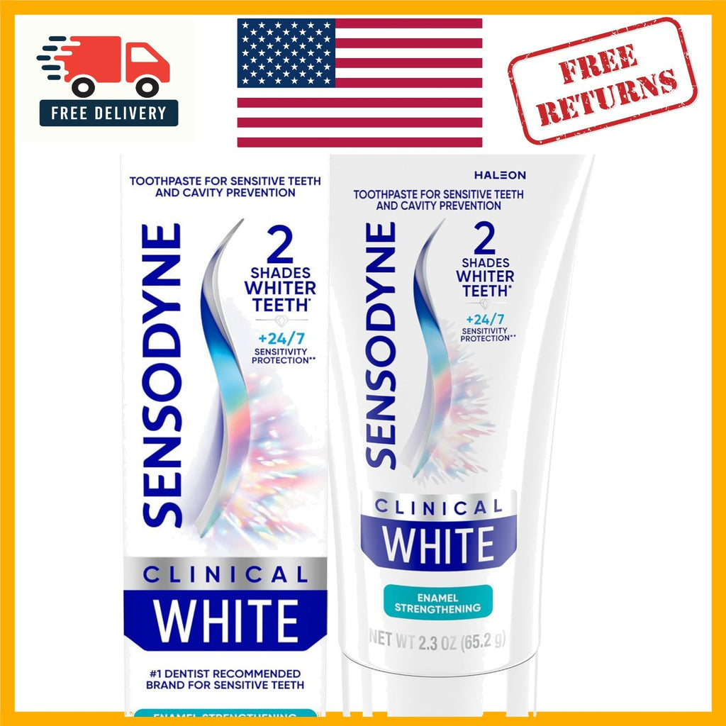 Fluoride-Free Whitening Toothpaste for Sensitive Enamel - 2.3 oz