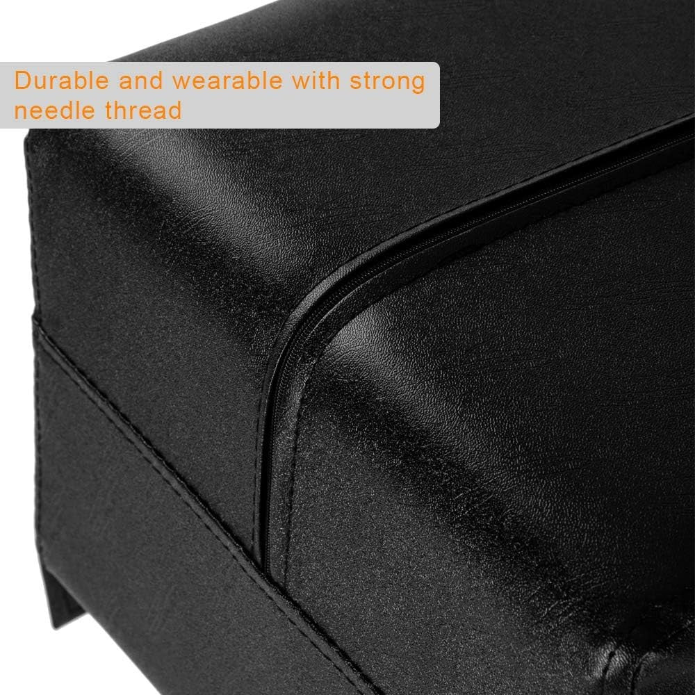 Kids Haircut Booster Seat Cushion for Barber Chairs Black, Safe & Wipeable