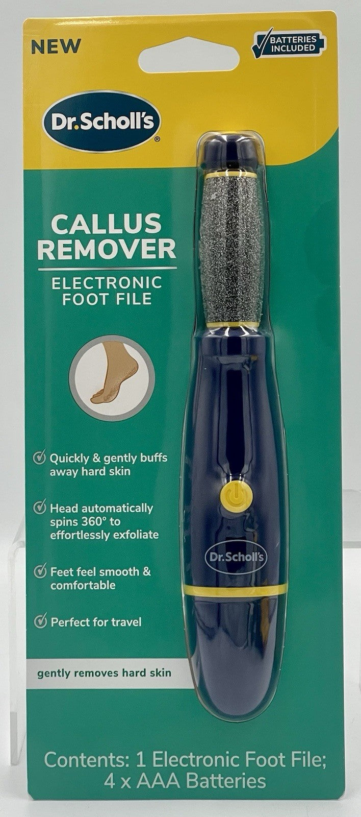 Electric Callus Remover for Feet - Dry, Cracked Heel Pedicure Tool
