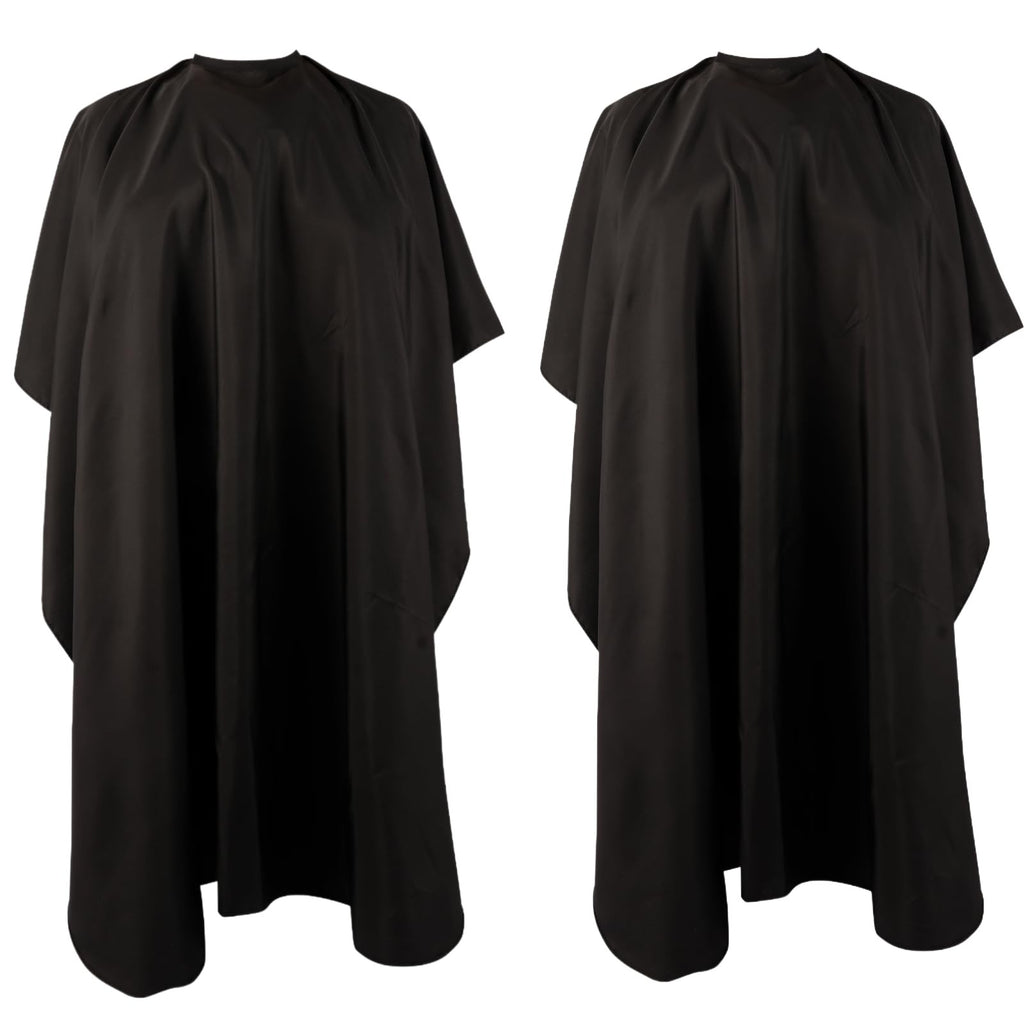 Professional Hair Cutting Cape 2 Pack Large Salon Barber Cover White
