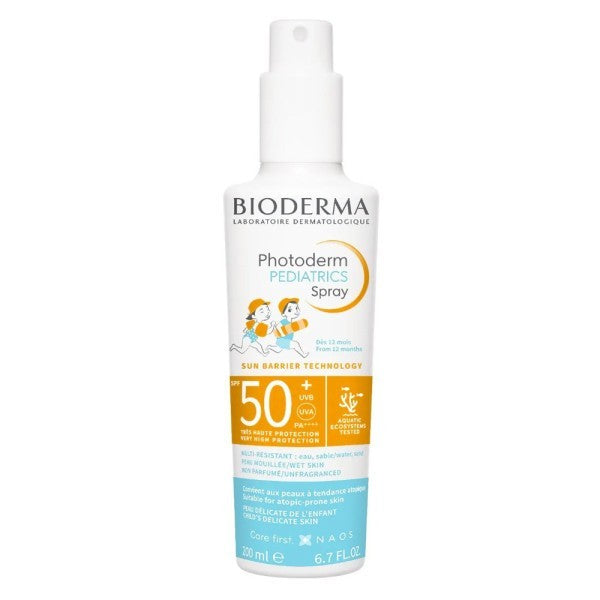 Children's Sun Protection Spray SPF50+ 200ml Water-Resistant Sunblock