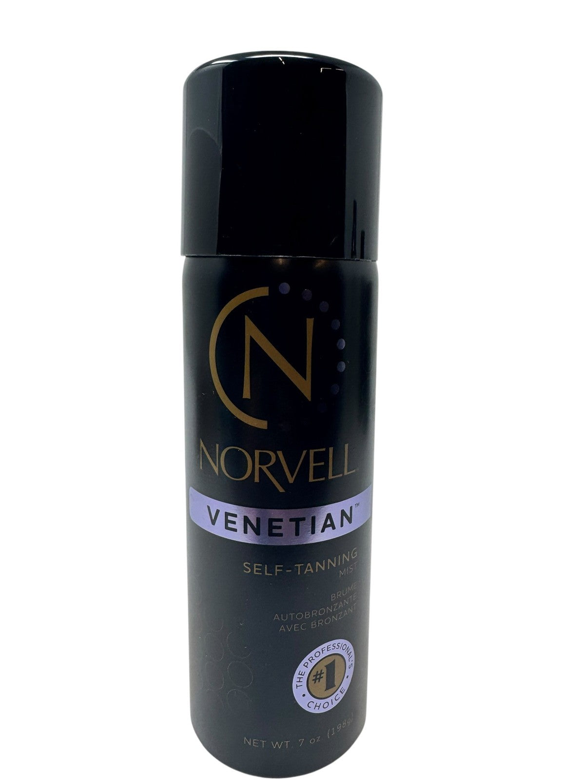 Self Tanning Mist with Violet Tones - 7 Oz Airbrush Spray for Instant Glowing Sunless Tan
