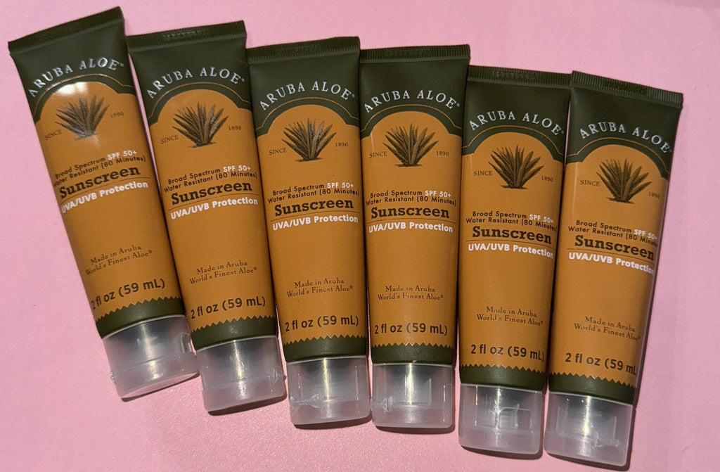 Aloe Sunscreen SPF Lotion 2 Fl Oz - Sealed, Exp. 10/2022 (Lot of 12)