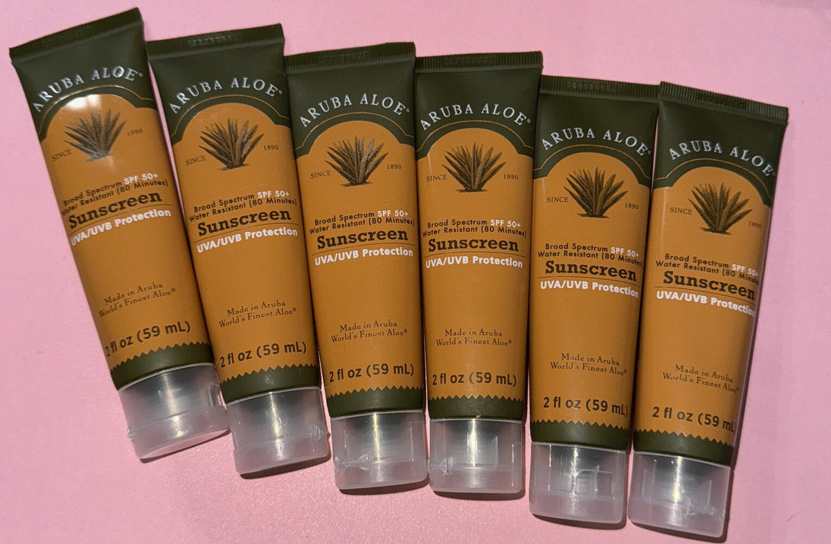 Aloe Sunscreen SPF Lotion 2 Fl Oz - Sealed, Exp. 10/2022 (Lot of 12)