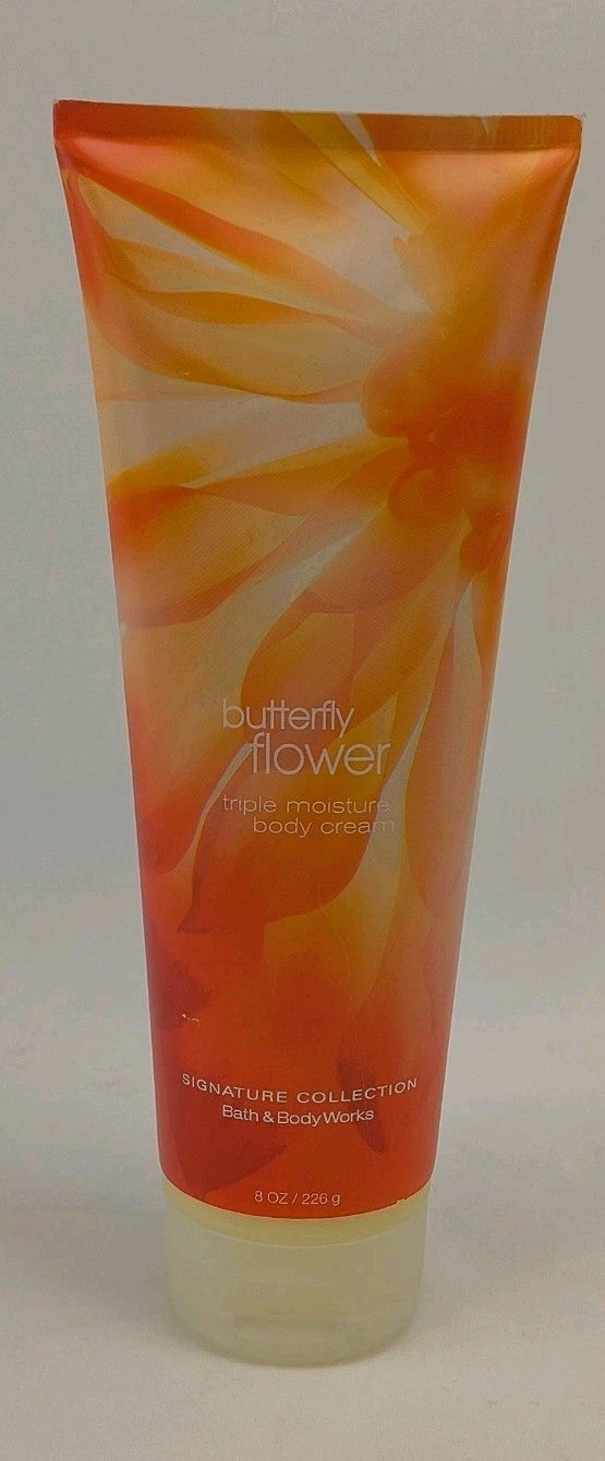 Butterfly Flower Fragrance Mist Spray & Body Cream Set - 8 OZ New