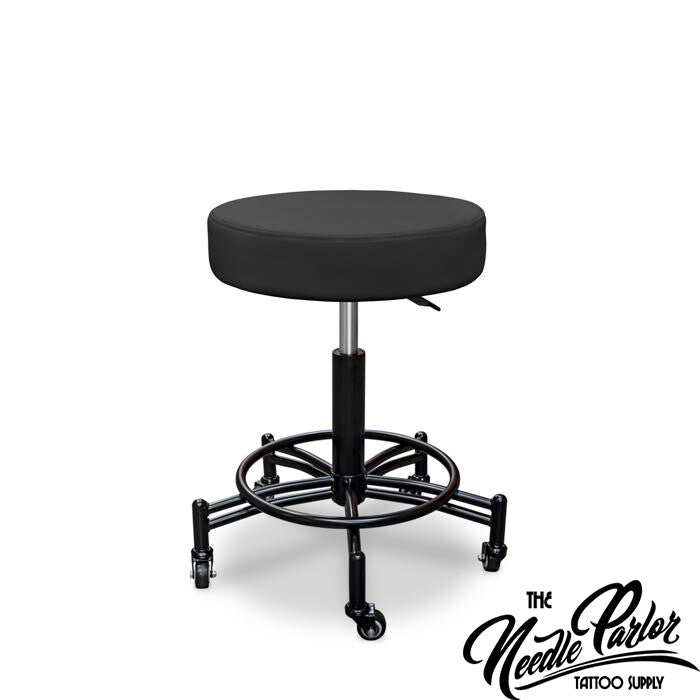 Adjustable Swivel Stool with Wheels for Salon Spa Tattoo Facial Massage