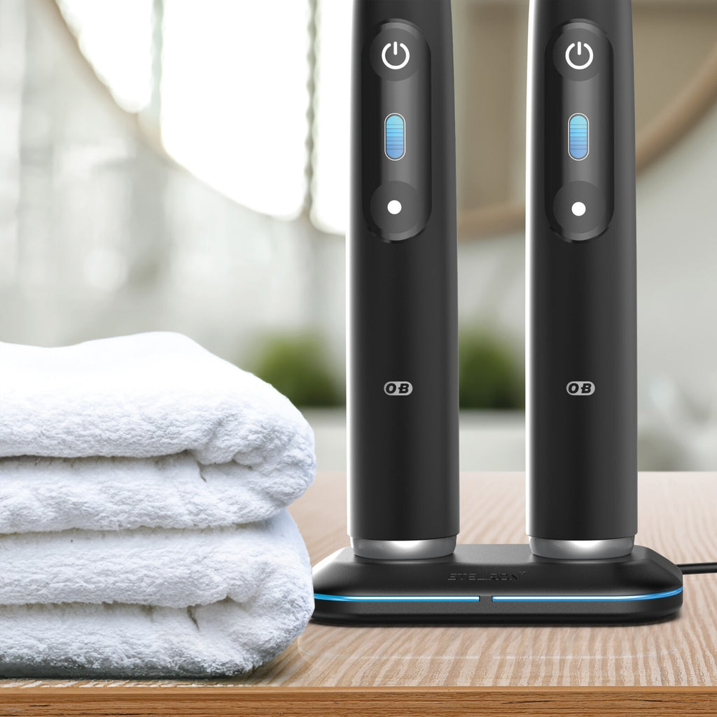 Dual Charger Base for Oral-B iO Series Electric Toothbrushes – Travel-Friendly, Water-Resistant