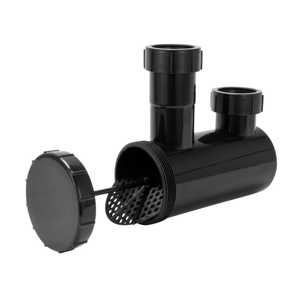PVC Hair Salon Shampoo Bowl P-Trap Drain Strainer for Barber Sink