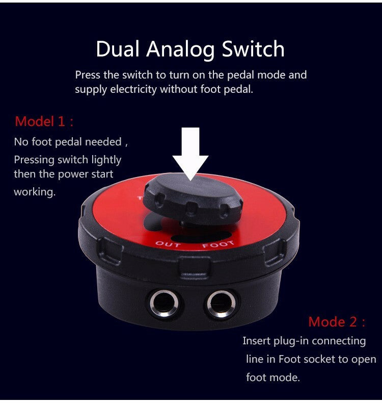 Airfoil Tattoo Power Supply Box Digital Unit LED Dual-Mode 3-Color