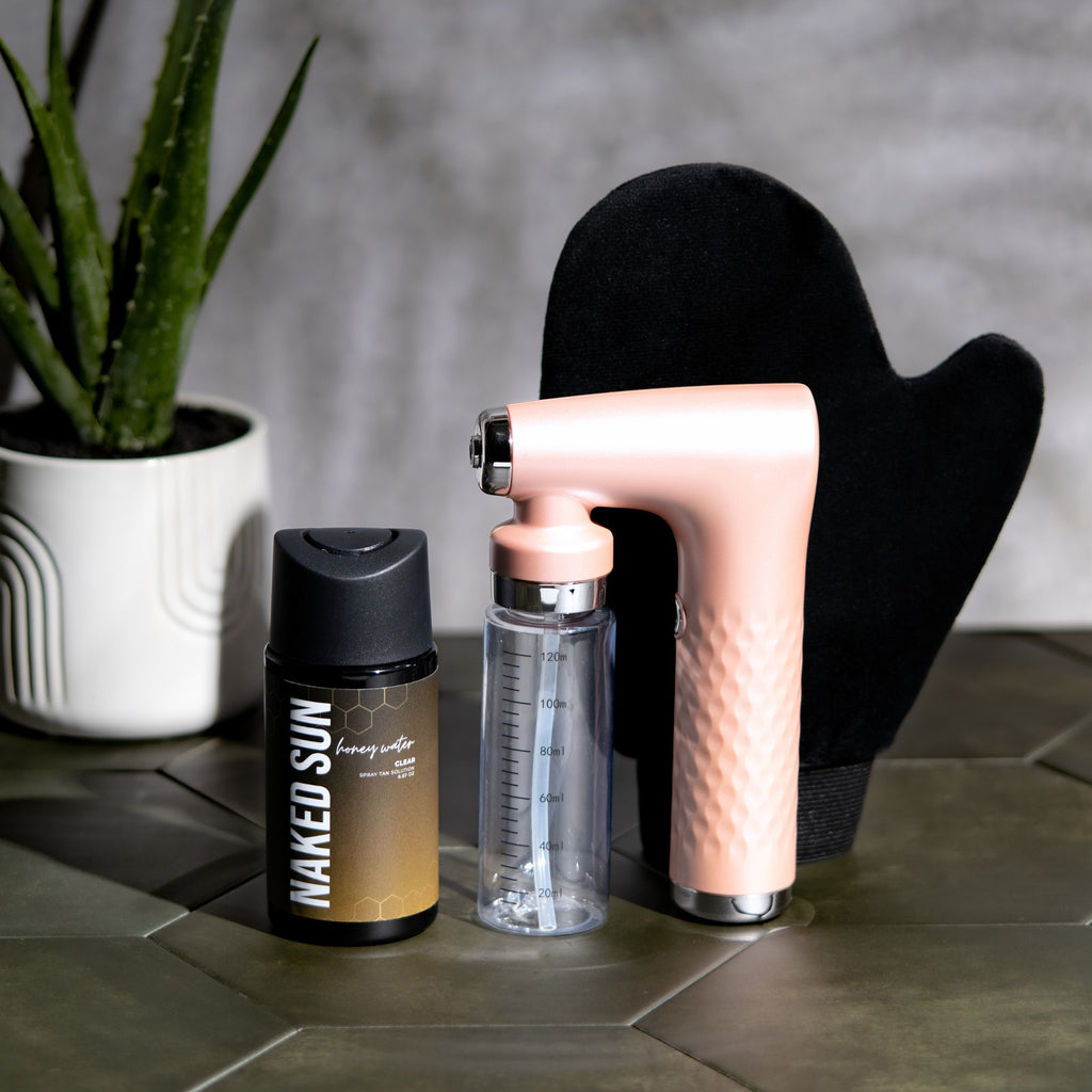 Portable Self Tanner Spray Mister with Natural Sunless Tan - Naked Sun Honey Water