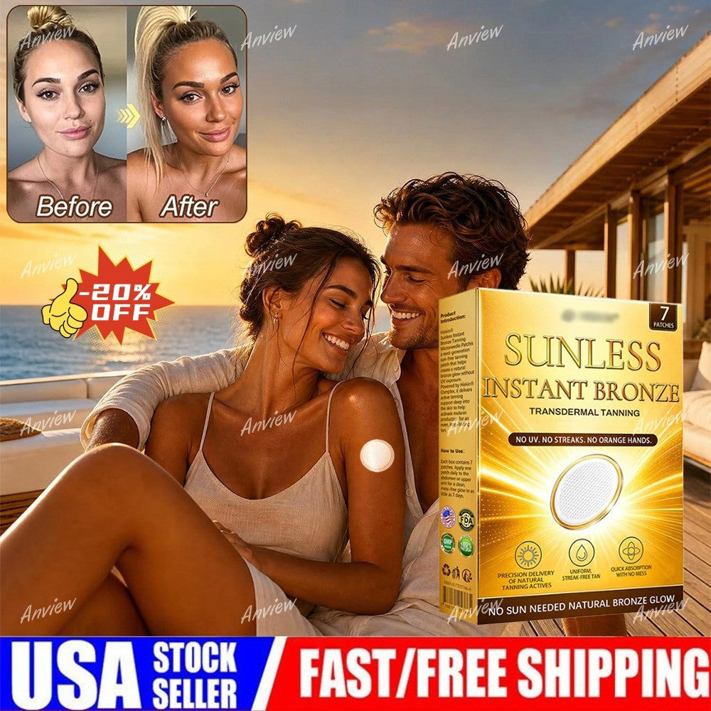 Sunless Natural Glow Tanning Patches - Gradual Bronze Complexion