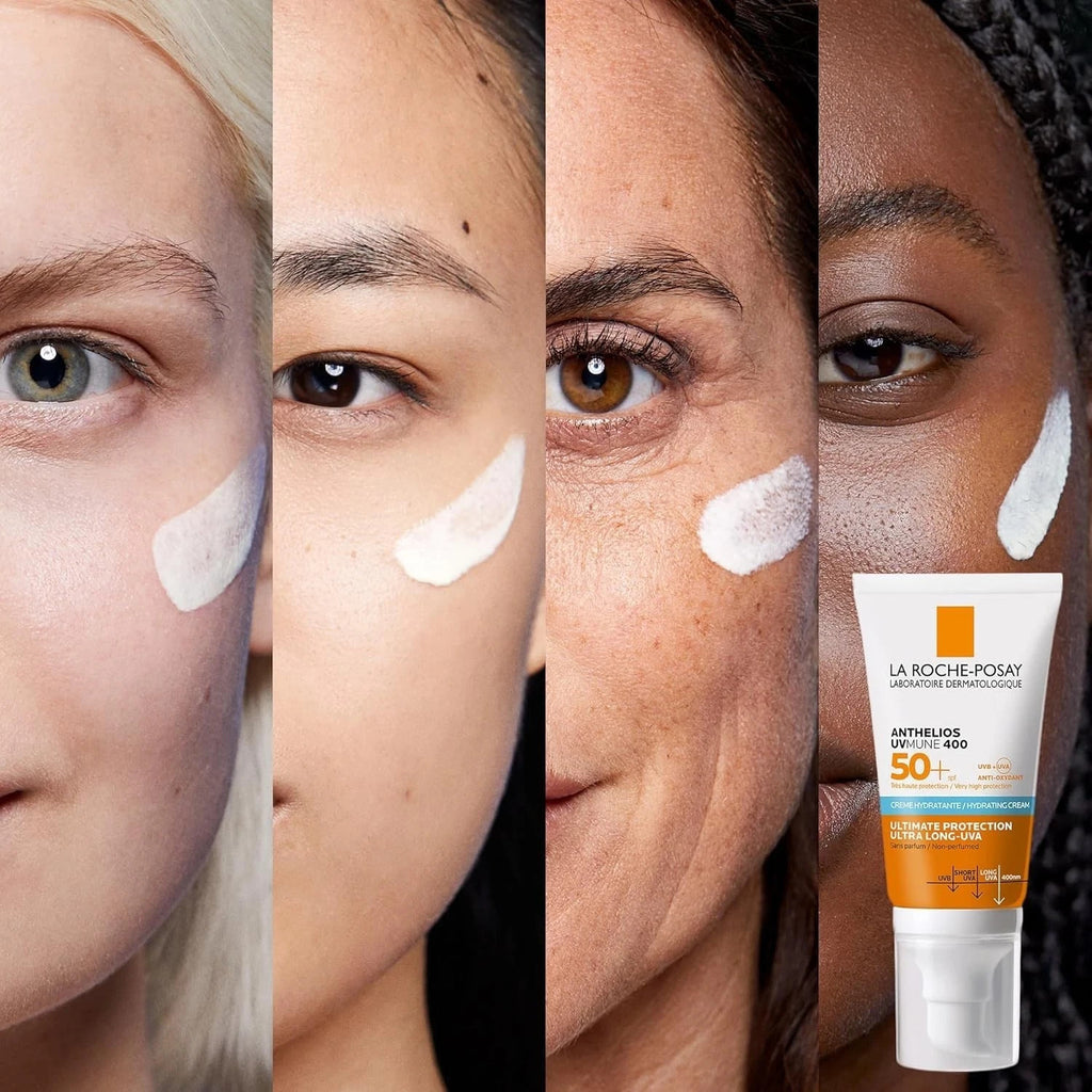 SPF 50+ Hydrating Sunscreen Cream for Face & Body - Sensitive Skin