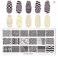Nail Stamping Plate - Jintian Y042 with Various Patterns for Nail Art