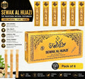 Natural Miswak Toothbrush Set - Organic Wooden Chewing Oral Care 6 Pack