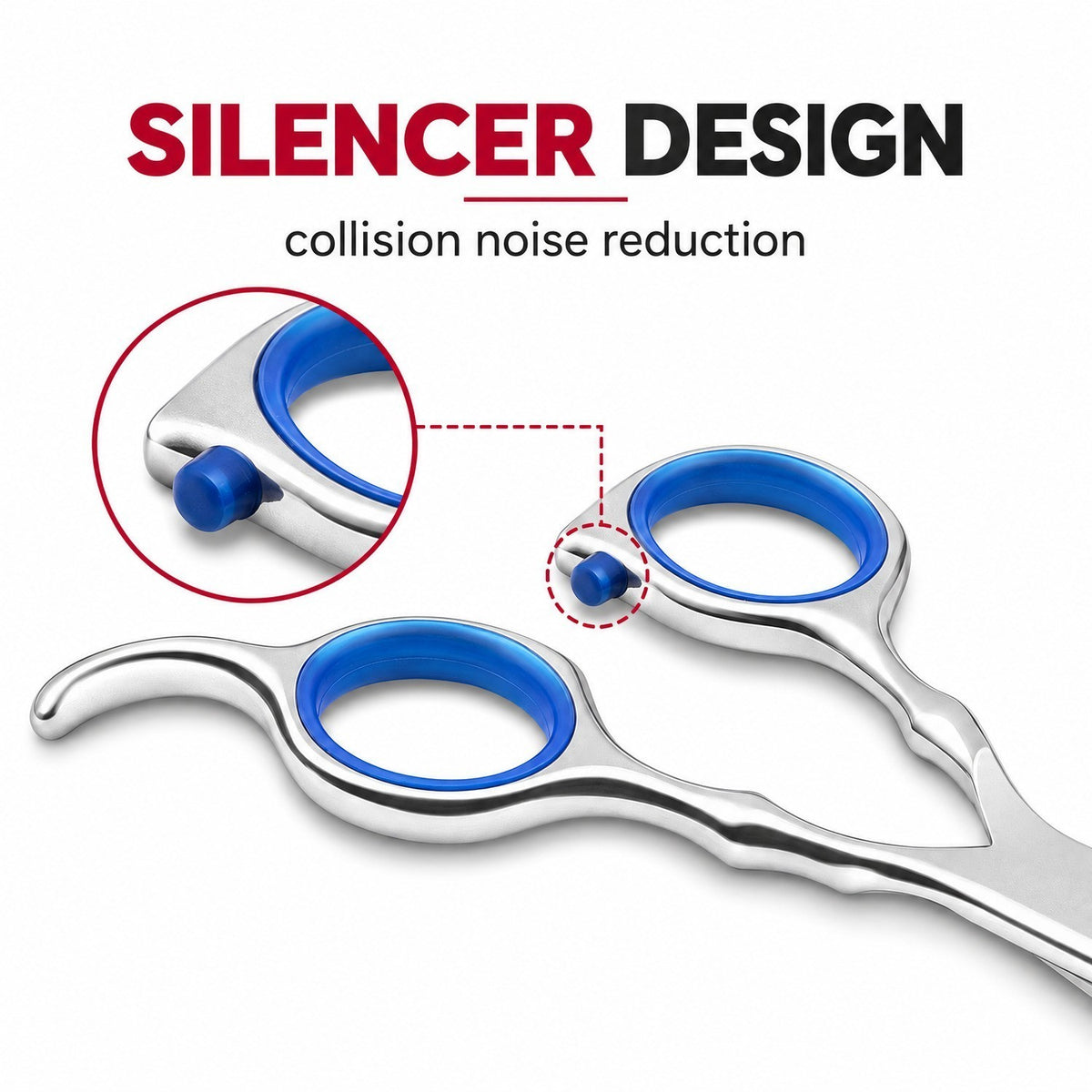 Hair Thinning Shears 30 Teeth Salon Hairdressing Kit - Stainless Steel Scissors
