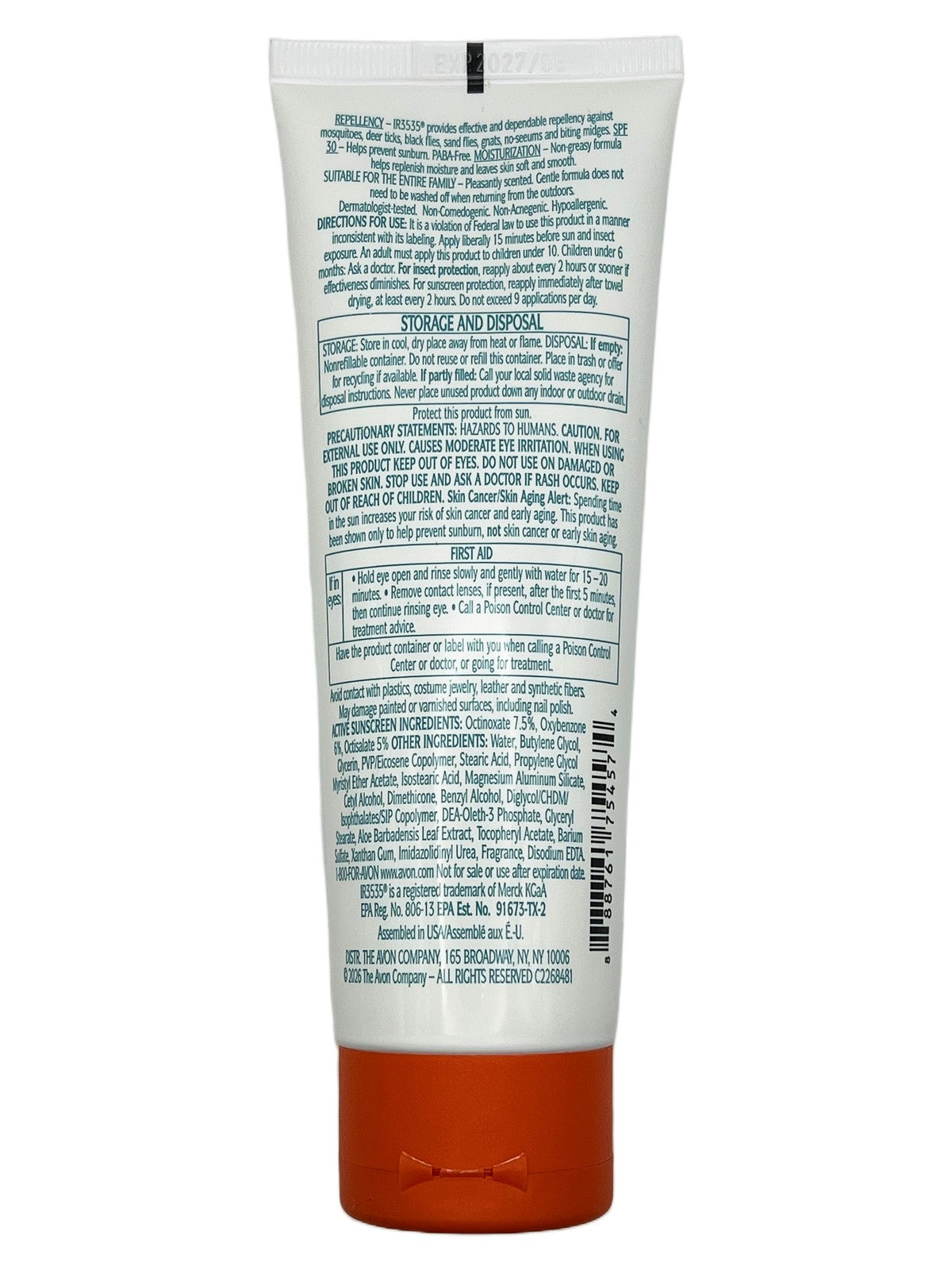 SPF 30 Sunscreen Bug Spray with IR3535 in 4.2 Fl Oz | Insect Repellent & Sunblock
