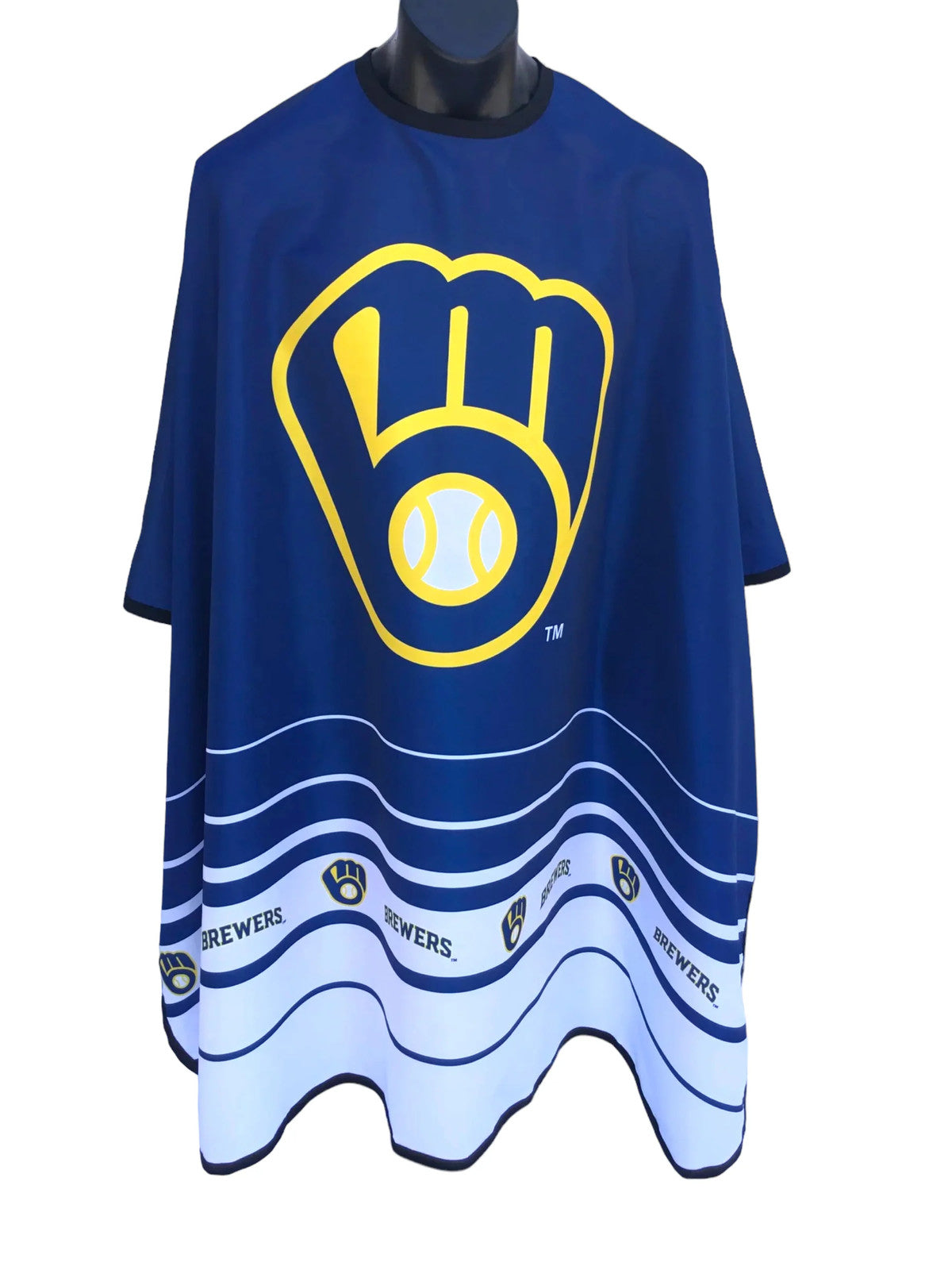 Officially Licensed MLB Barber Capes with Team Logos - Polyester Cutting Cape