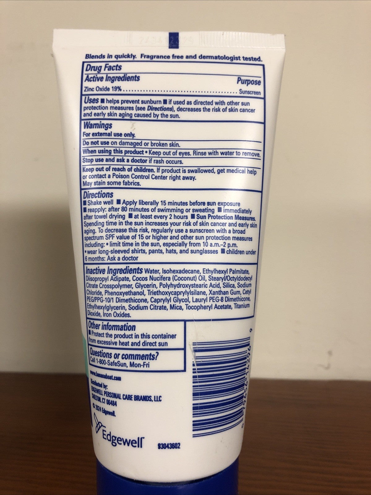 Mineral SPF 50 Sunscreen Lotion 4 Pack - Water & Sweat Resistant, 5oz
