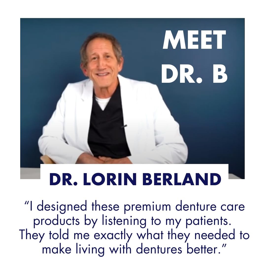 Denture and Gum Cleaning Paste - 4 Fl Oz, Suitable for All Denture Types