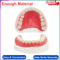 DIY Denture Kit Fake Teeth for Smile Improvement - Top & Bottom Reusable