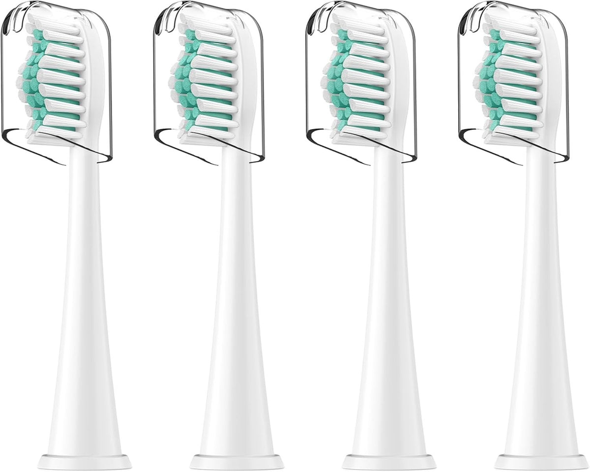 Philips Sonicare Replacement Brush Heads - 4 Pack Soft Bristles for Deep Cleaning