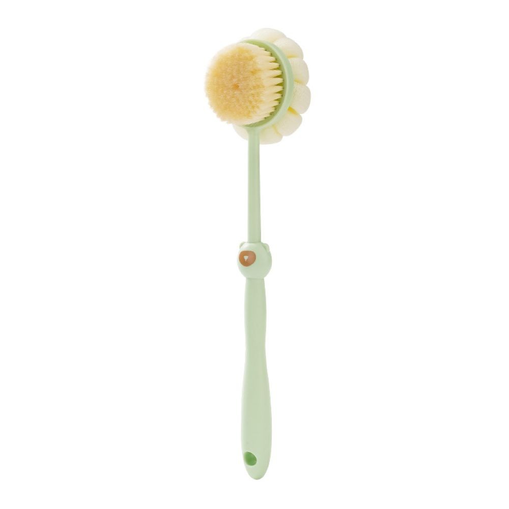 3PCS Long Handle Bath Body Brush Set with Soft Exfoliating Scrubbers for Shower & Back Massage