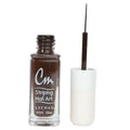 Brown Nail Art Striping Lacquer - Long Brush for Freehand Design - 0.33 Oz