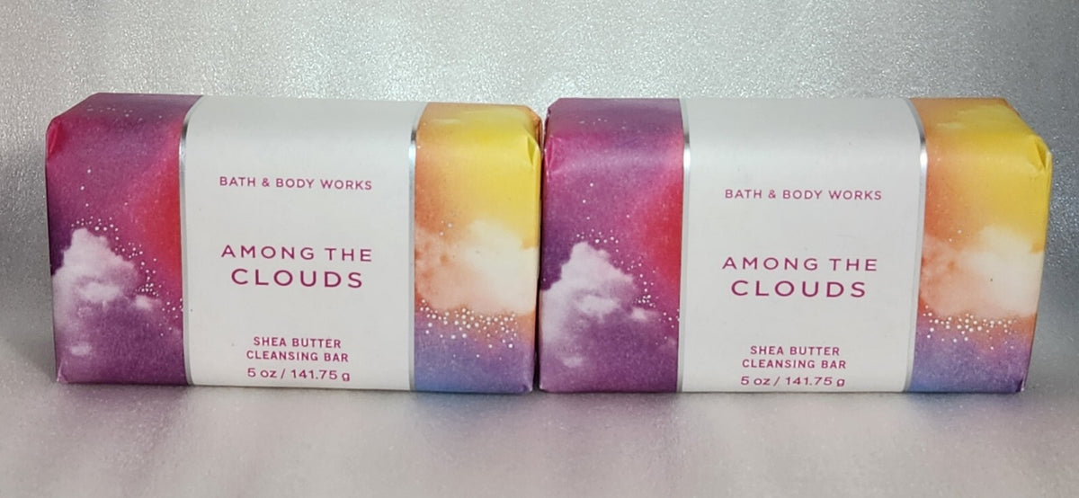 Bath & Body Works Among The Clouds Shea Butter Cleansing Bar 5 oz - Set of 2