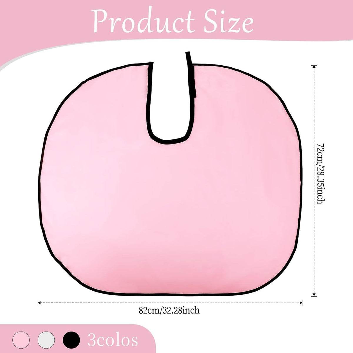 Waterproof Makeup and Hair Dyeing Capes Set - Medium Length Salon Cape, 3-Pack