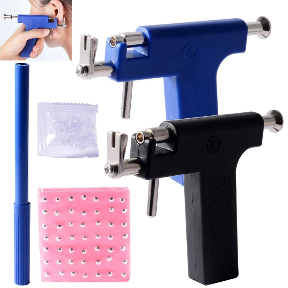Professional Ear Piercing Gun Kit with 98 Studs – DIY Body Jewelry Tool