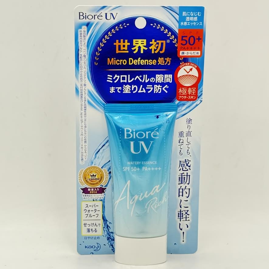 Biore UV Aqua Rich Watery Essence SPF 50+ PA++++ Sunscreen - 50g, Water Gel Formula