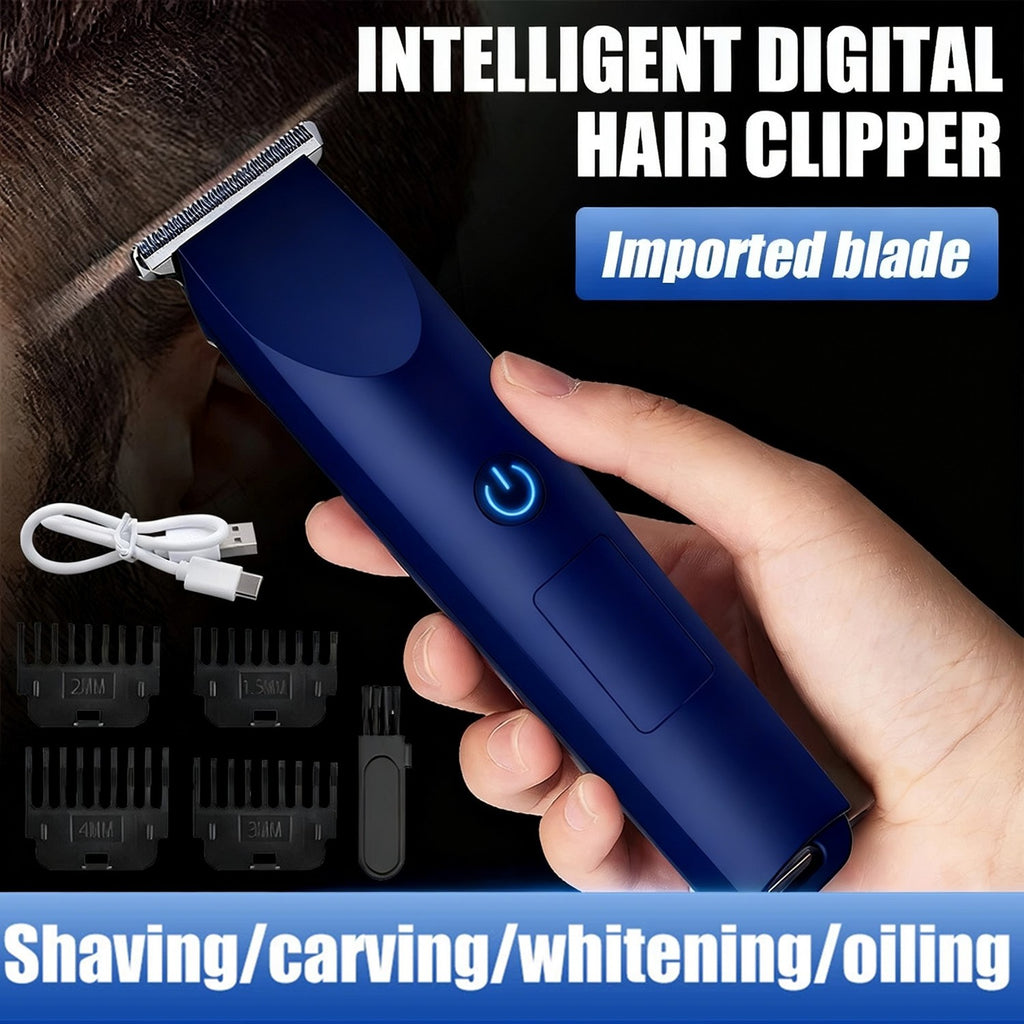Cordless Beard Trimmer with USB Charging & Multiple Combs for Men