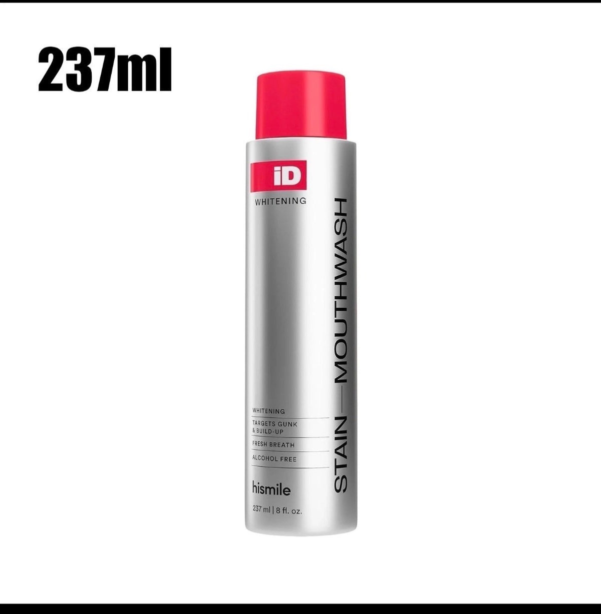 Hi-smile ID Stain Whitening Mouthwash - Peroxide Gunk Remover, Sensitive & Enamel Safe