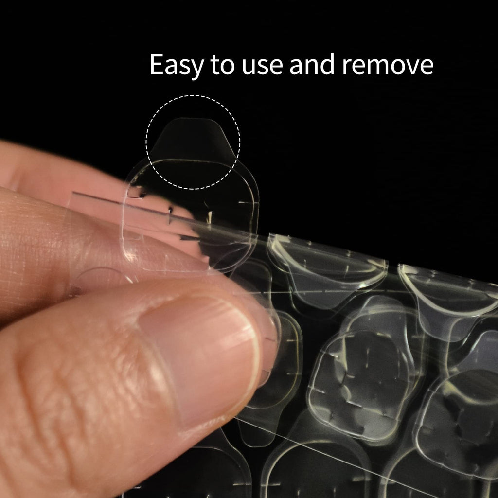 240 Pcs Waterproof Nail Stickers & Adhesive Tabs for Press-On Nails