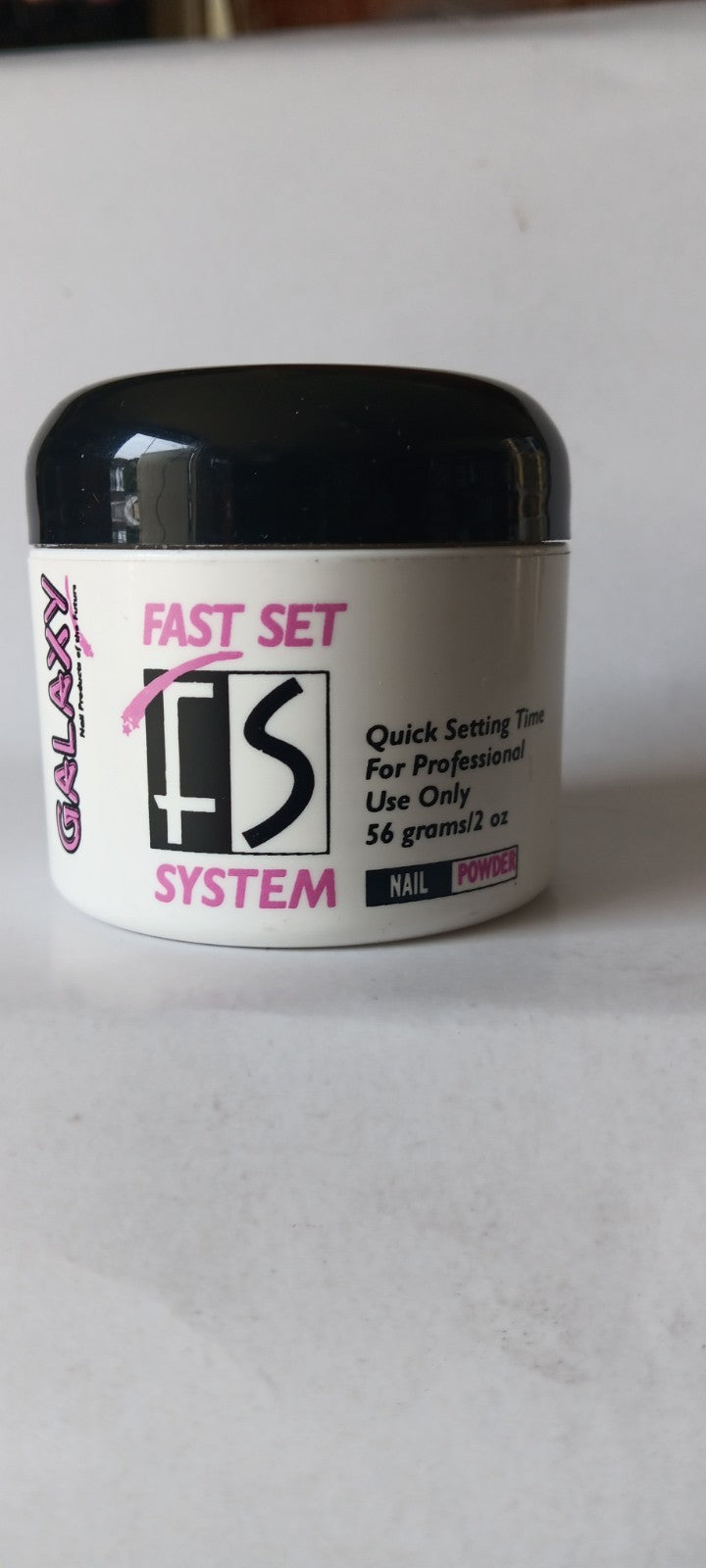 GALAXY White Lightning Acrylic Nail Powder - Fast Set 2oz