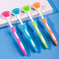 Tongue Scraper Cleaner Set for Bad Breath - 4 Pack, BPA-Free Dental Hygiene