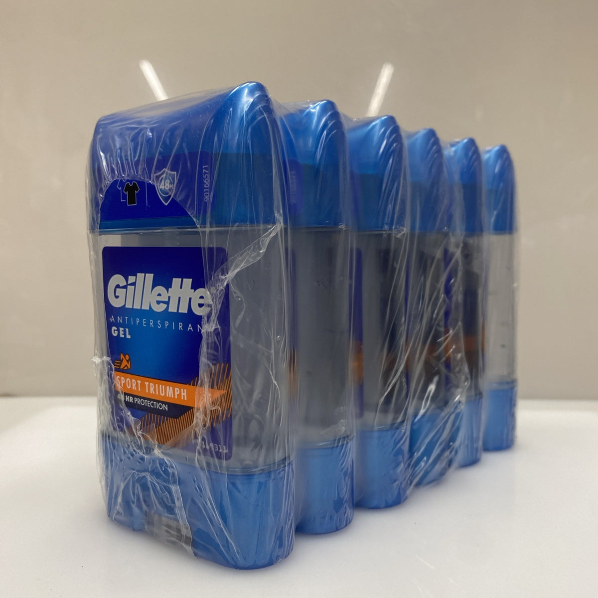 Gillette Sport Triumph Antiperspirant Deodorant Clear Gel Stick 70ml 6 Pack